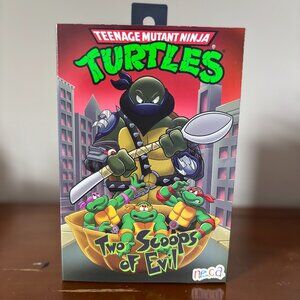 NECA dark Leo teenage mutant ninja turtle figure